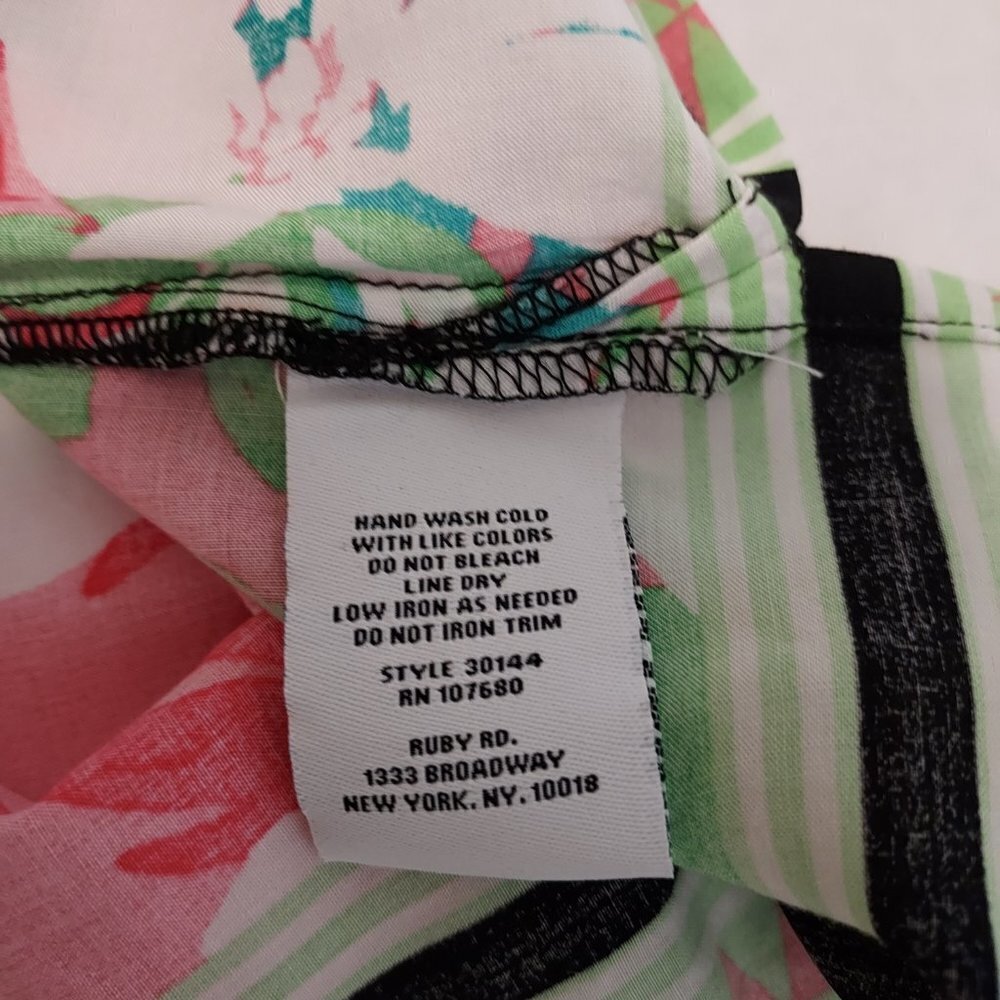Ruby Rd Mix Print Pink Top - Picture 6 of 11